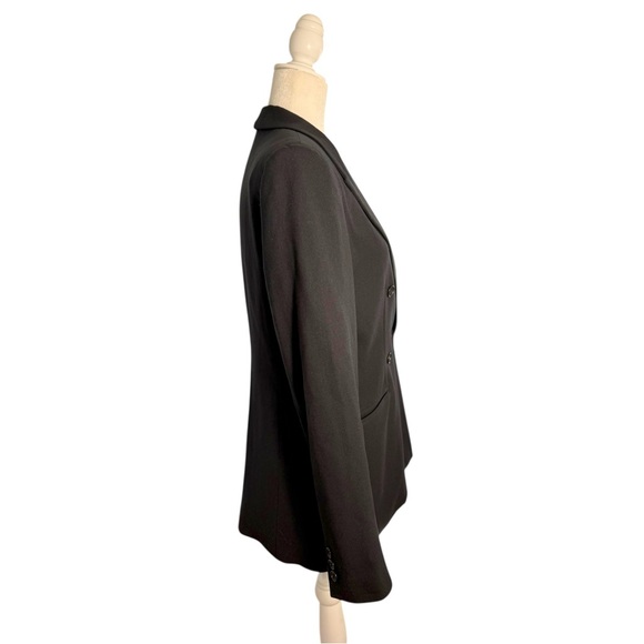 Vintage Saks Fifth Avenue Folio Double Breasted Wool Black Blazer Women’s 10 - Picture 4 of 11